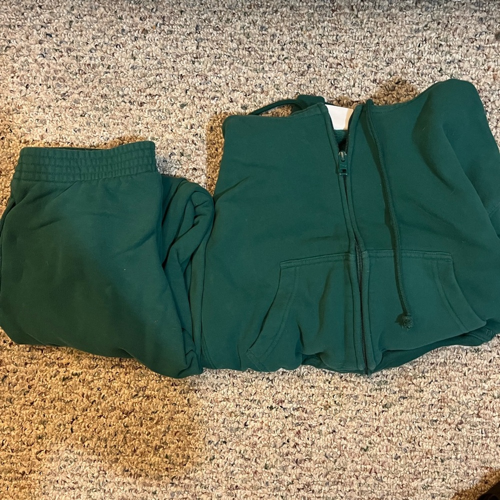 TNA Forest Green Sweatpants & Joggers